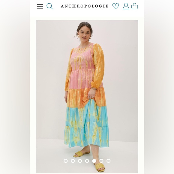 Anthropologie Dresses & Skirts - EUC Kavitka Bharita Lukjana Tiered Maxi Dress Size 2X
